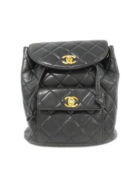 Chanel Vintage Backpack Black
